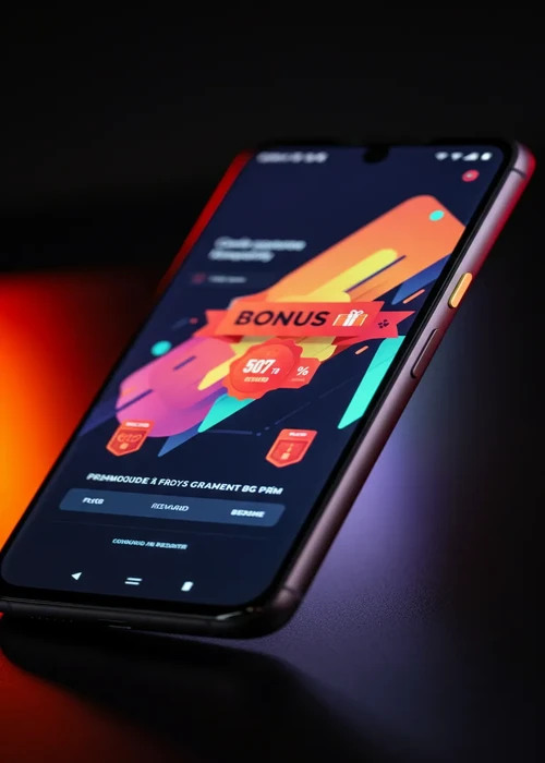Présentation des bonus et promotions exclusifs sur la plateforme de jeu, avec des symboles de richesse et de jeu.